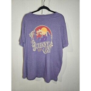 Johnny Cash Tshirt Old Navy Men's XXL In Purple